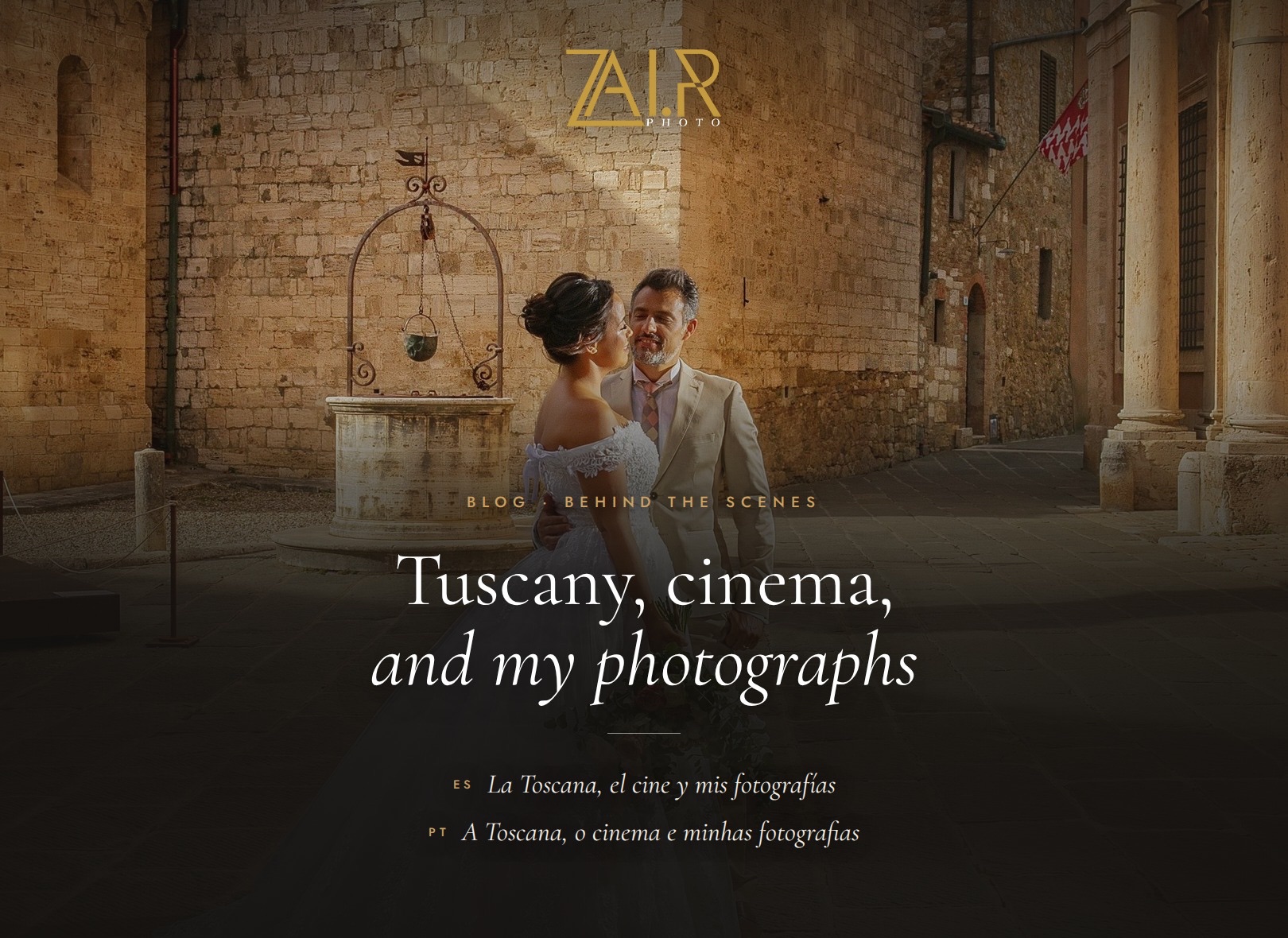 A Toscana, o cinema e minhas fotografias